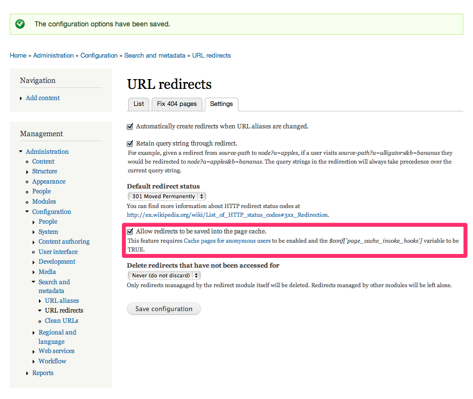 Adjusting Caching of Redirects in Varnish